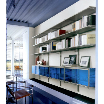 Libreria mod. SOCRATE a parete - Profondità 35 cm.